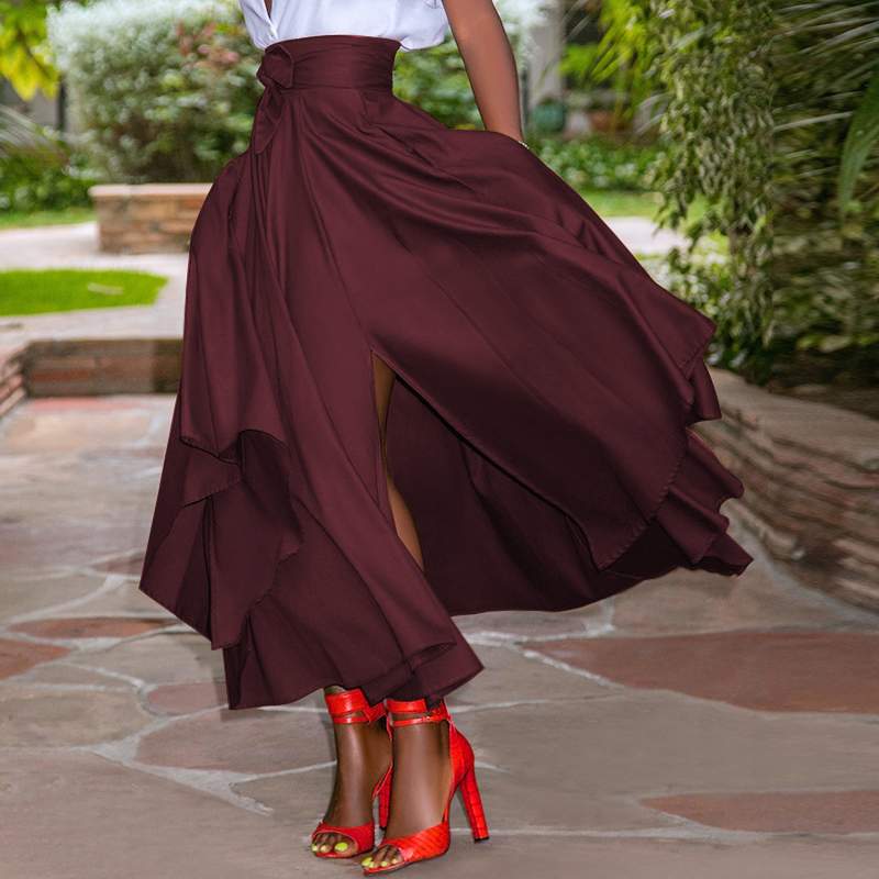 Falda Larga Maxi Para Mujer