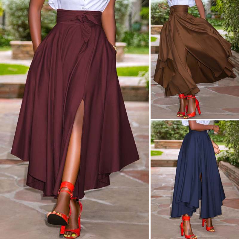 Falda Larga Maxi Para Mujer