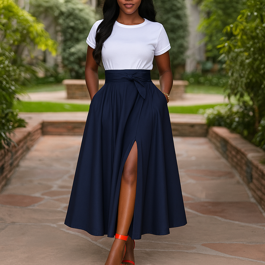 Falda Larga Maxi Para Mujer