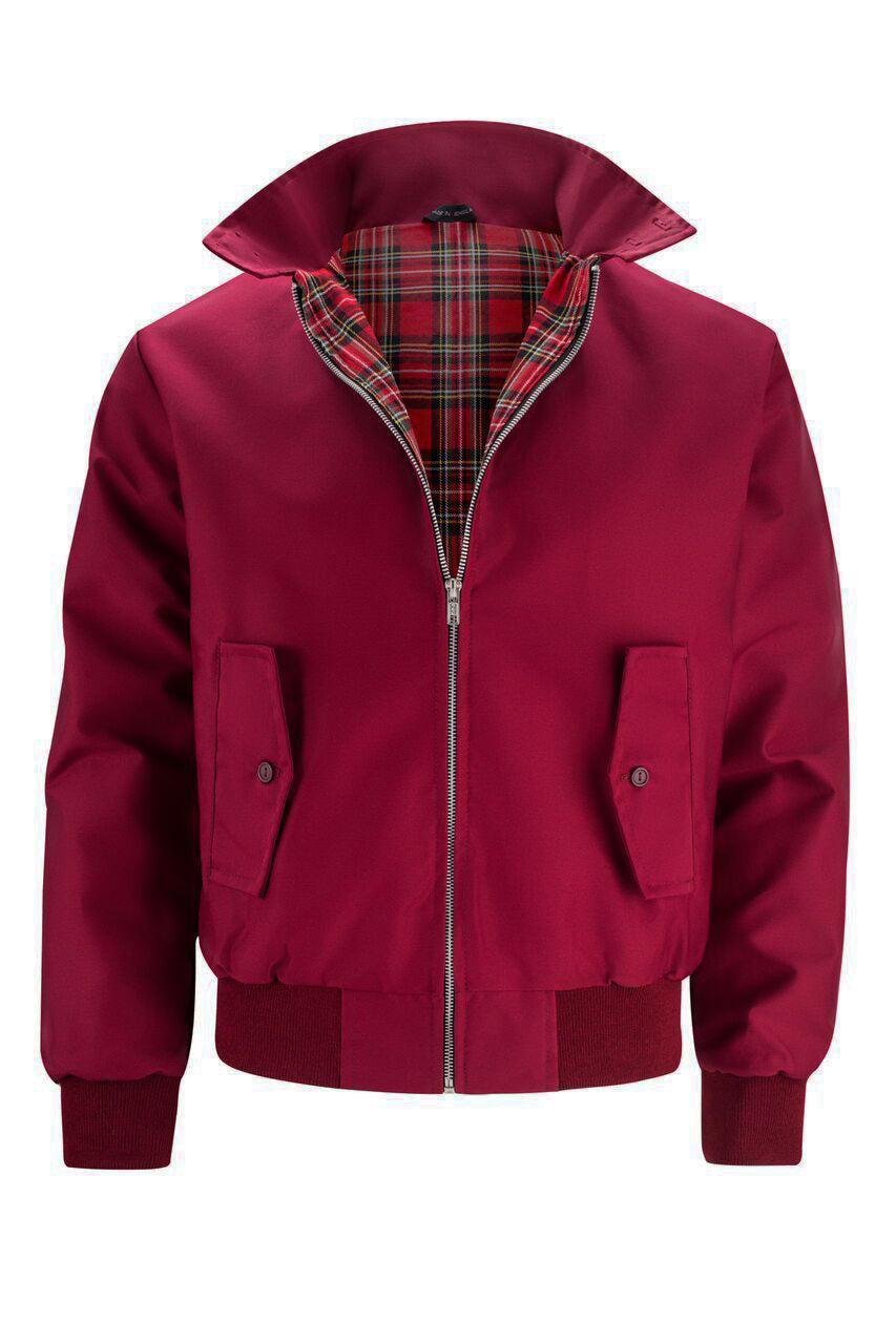 Cazadora Bomber Con Cremallera Para Hombre