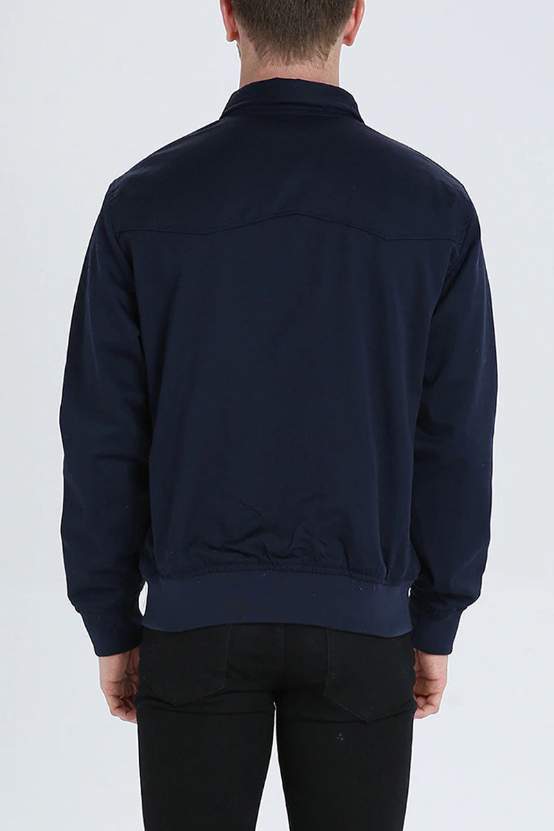 Cazadora Bomber Con Cremallera Para Hombre