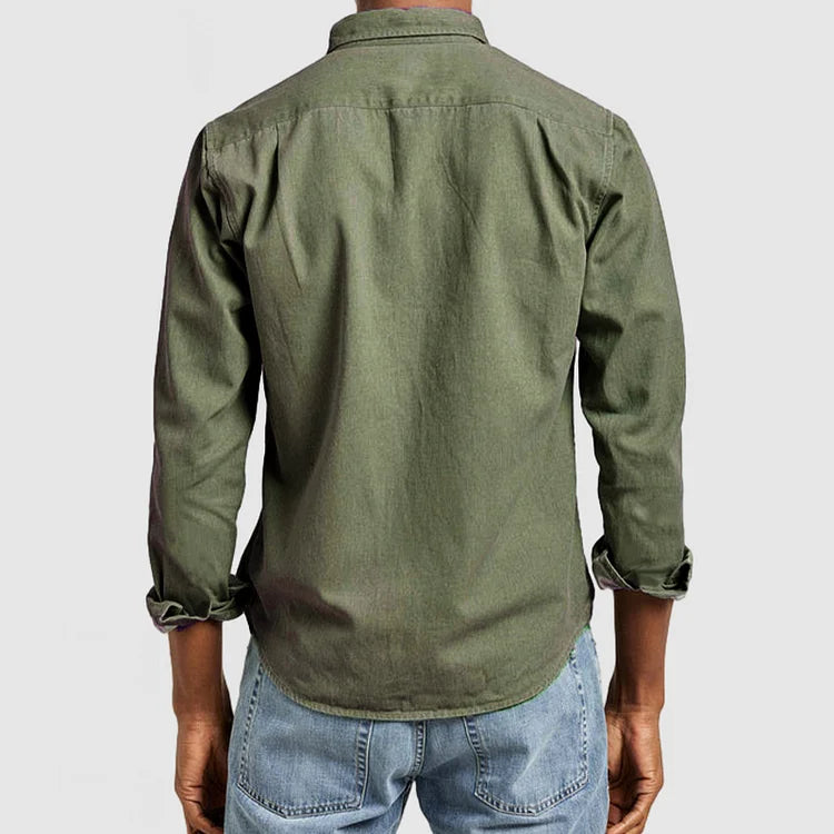 Camisa De Manga Larga Para Hombre