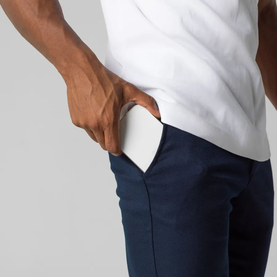 Pantalones Cortos Entallados Para Hombre