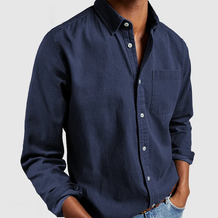 Camisa De Manga Larga Para Hombre