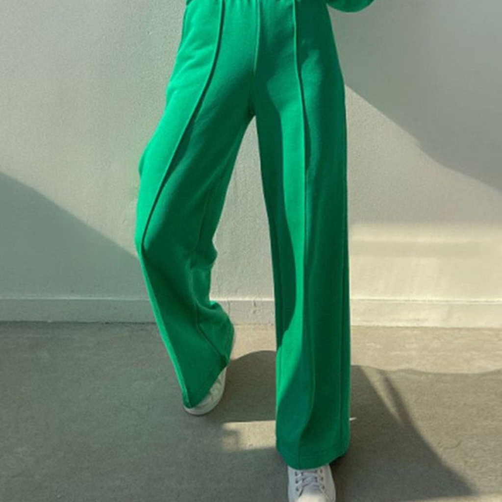 Conjunto De Dos Piezas Con Suéter Y Pantalones Para Mujer