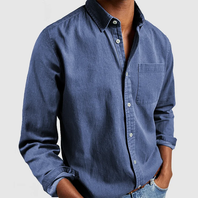 Camisa De Manga Larga Para Hombre