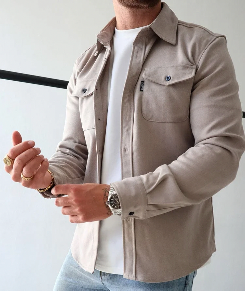 Camisa De Manga Larga Para Hombre