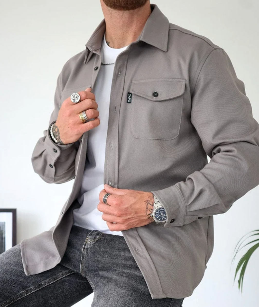 Camisa De Manga Larga Para Hombre