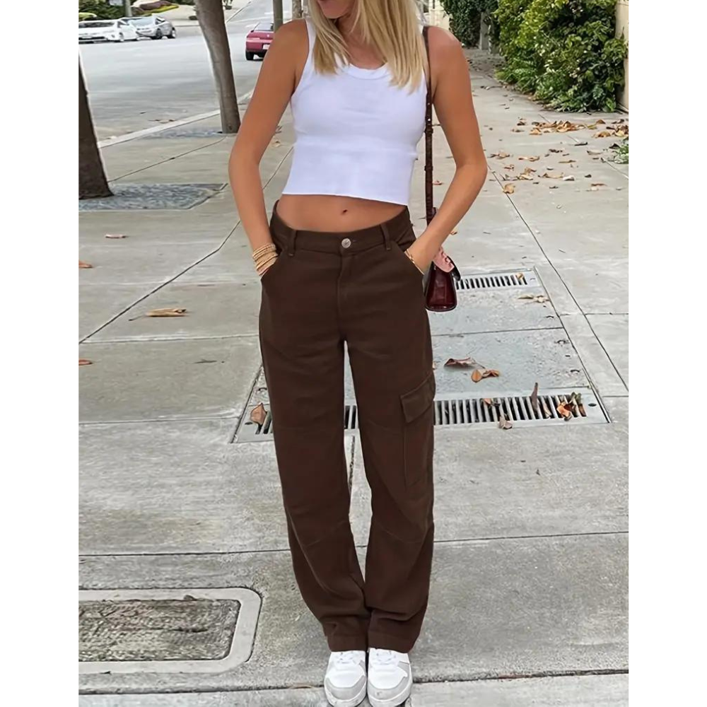 Pantalones Cargo Para Mujer