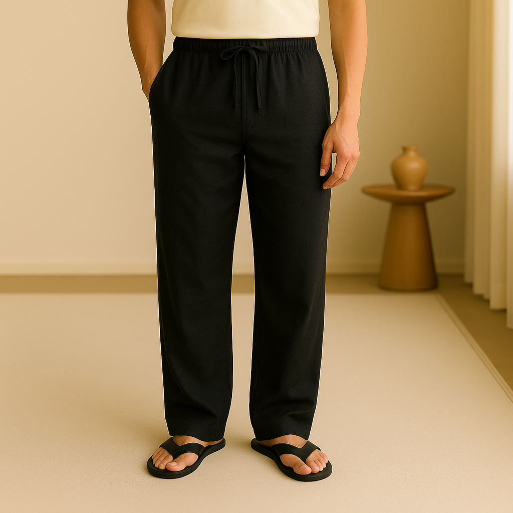 Pantalones De Pierna Recta Para Hombre