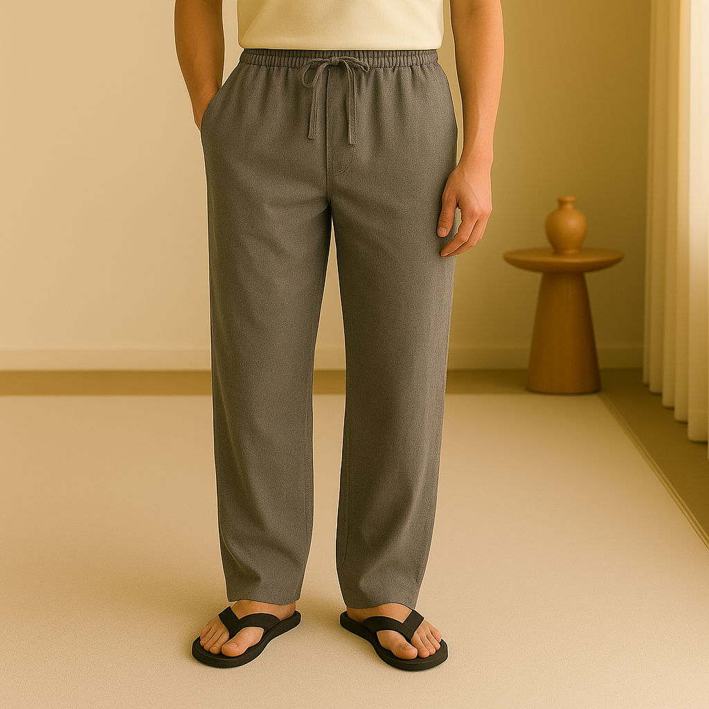 Pantalones De Pierna Recta Para Hombre