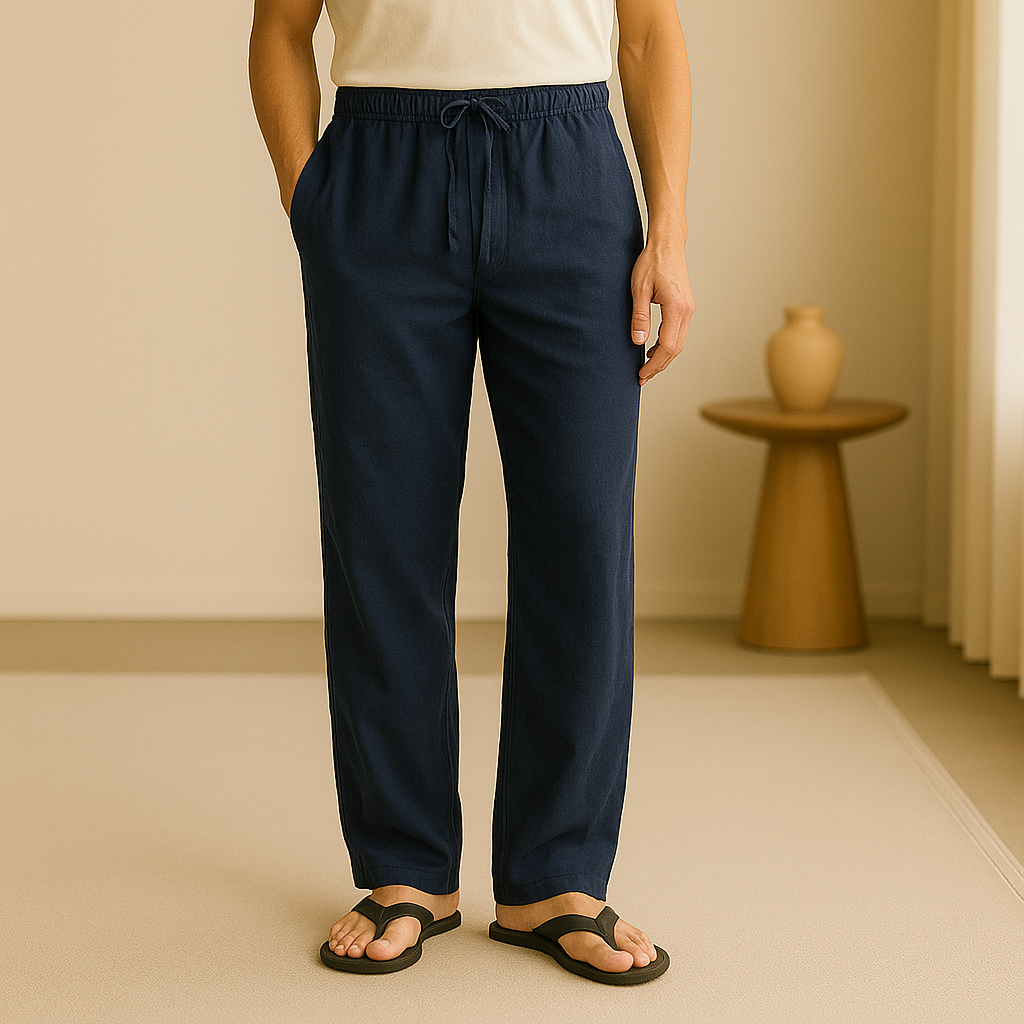 Pantalones De Pierna Recta Para Hombre