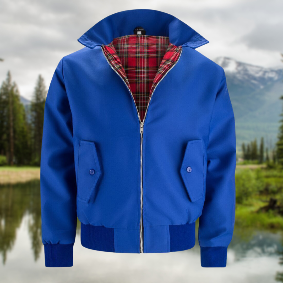 Cazadora Bomber Con Cremallera Para Hombre