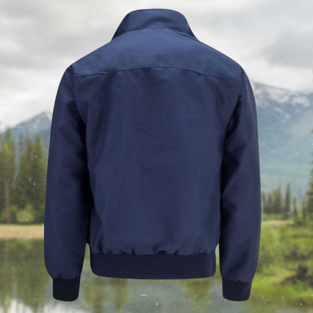 Cazadora Bomber Con Cremallera Para Hombre