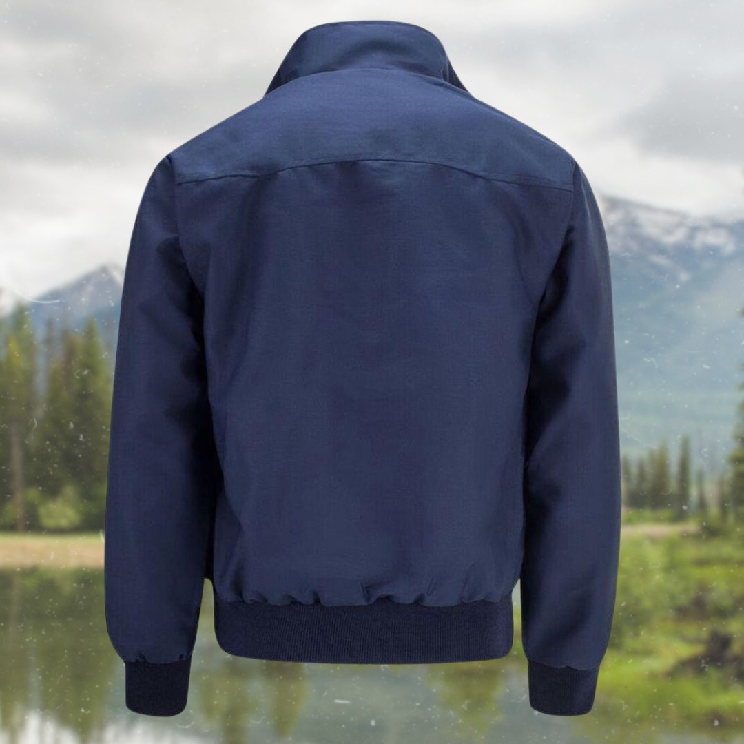 Cazadora Bomber Con Cremallera Para Hombre