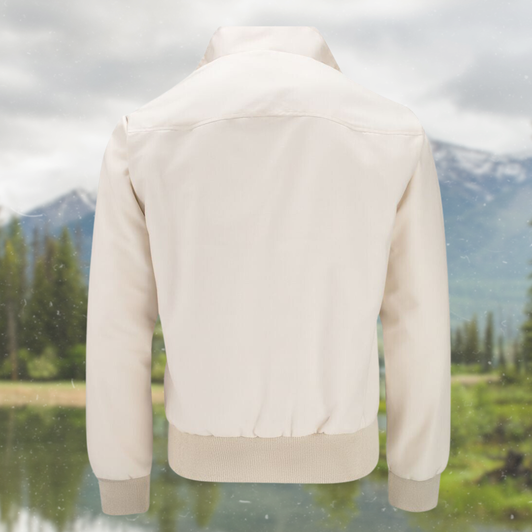 Cazadora Bomber Con Cremallera Para Hombre
