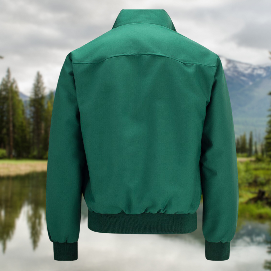 Cazadora Bomber Con Cremallera Para Hombre