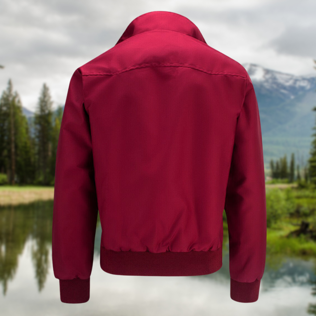 Cazadora Bomber Con Cremallera Para Hombre