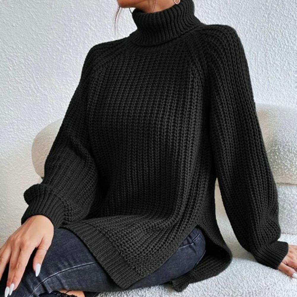 Suéter De Cuello Alto Para Mujer