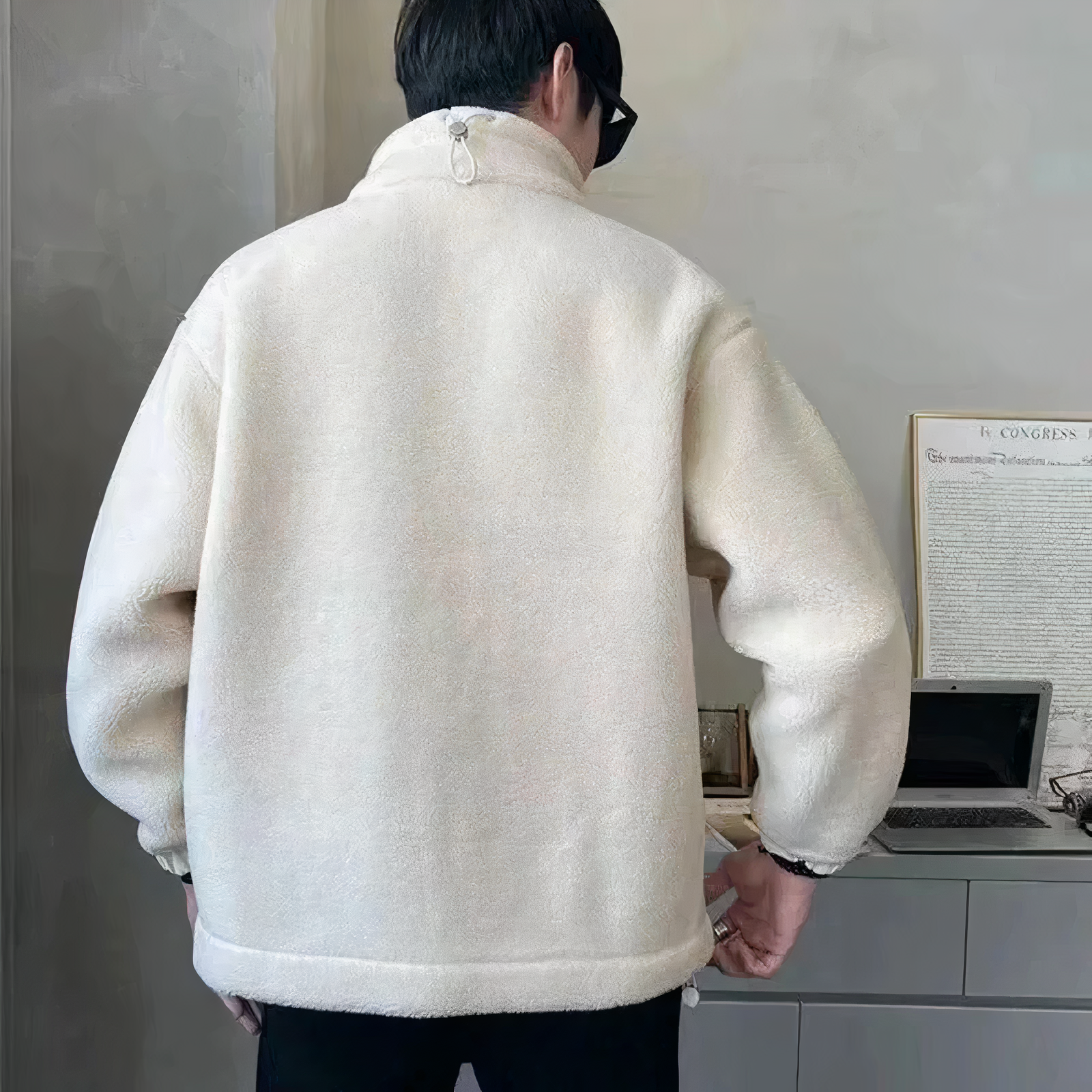 Chaqueta Con Cremallera Para Hombre