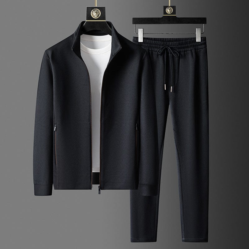 Conjunto De Dos Piezas Con Top De Manga Larga Y Pantalones Para Hombre