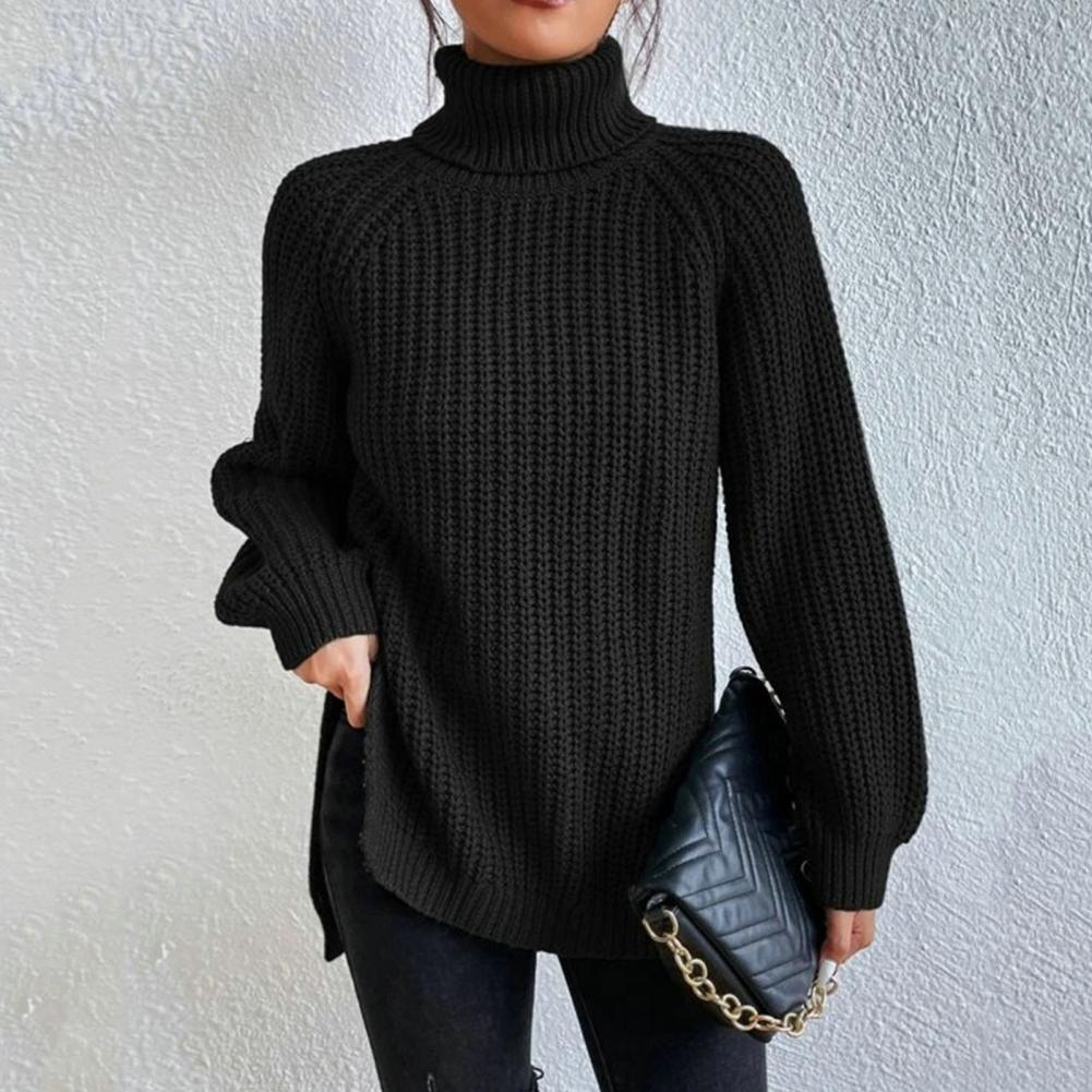 Suéter De Cuello Alto Para Mujer