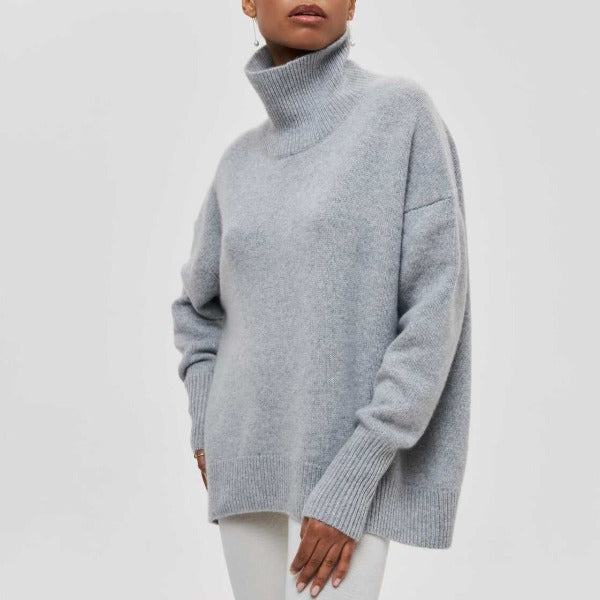 Suéter De Cuello Alto Para Mujer