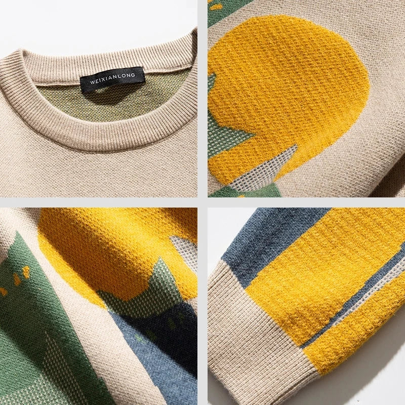 Suéter Oversize Para Hombre