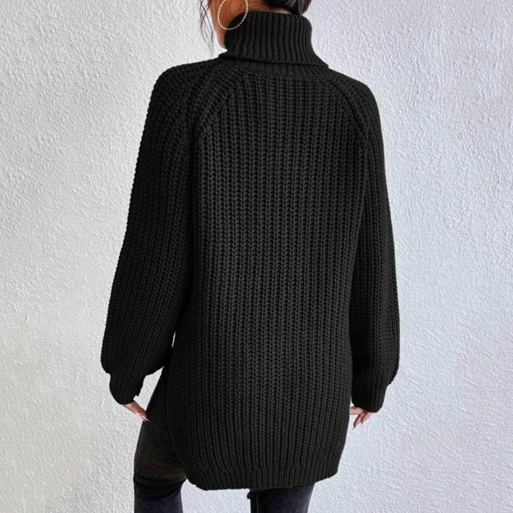 Suéter De Cuello Alto Para Mujer