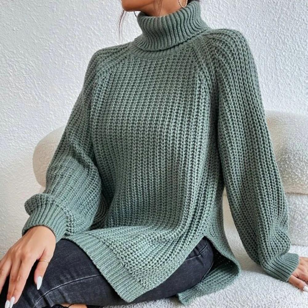 Suéter De Cuello Alto Para Mujer
