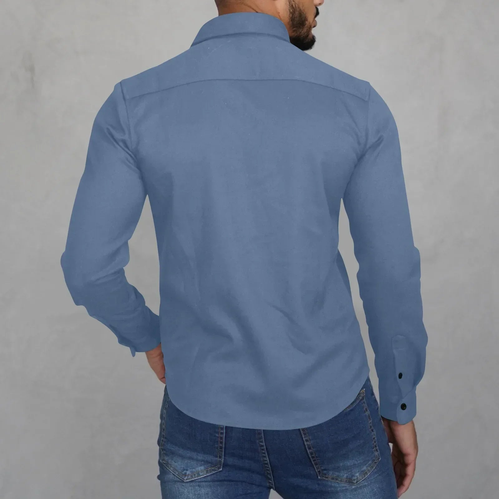 Camisa De Manga Larga Para Hombre