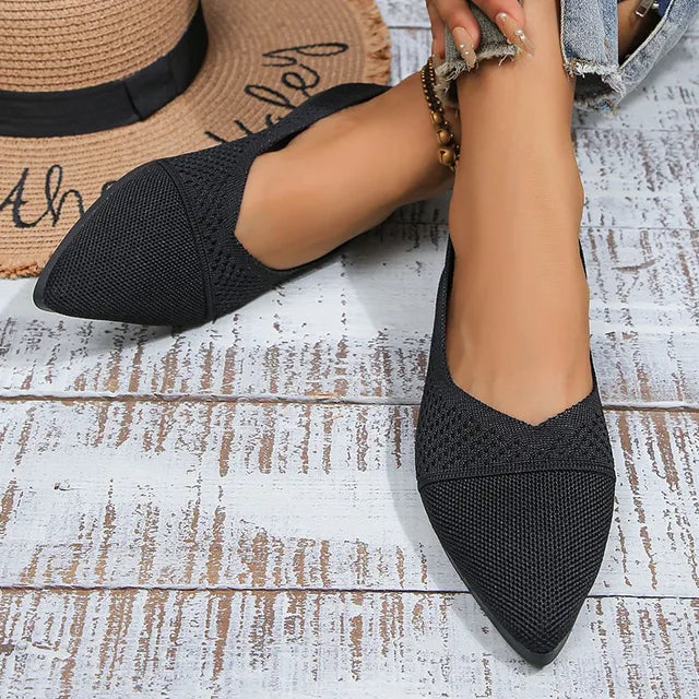 Zapatos De Punta Fina Para Mujer