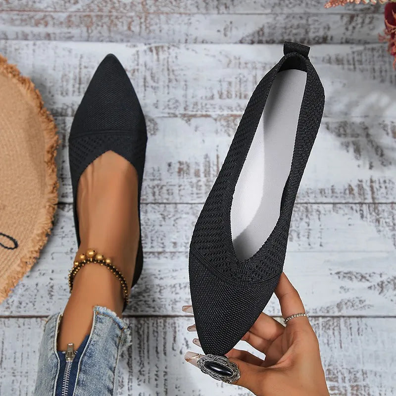 Zapatos De Punta Fina Para Mujer