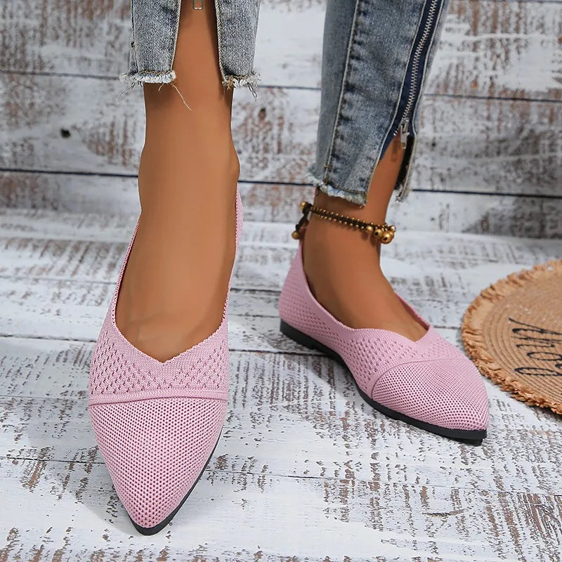 Zapatos De Punta Fina Para Mujer