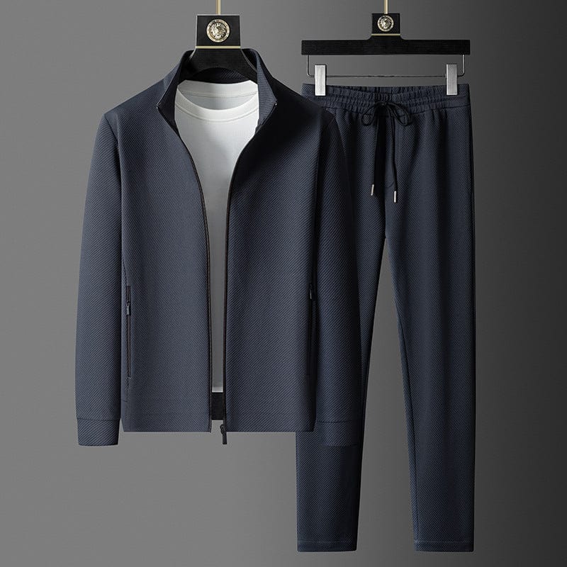 Conjunto De Dos Piezas Con Top De Manga Larga Y Pantalones Para Hombre