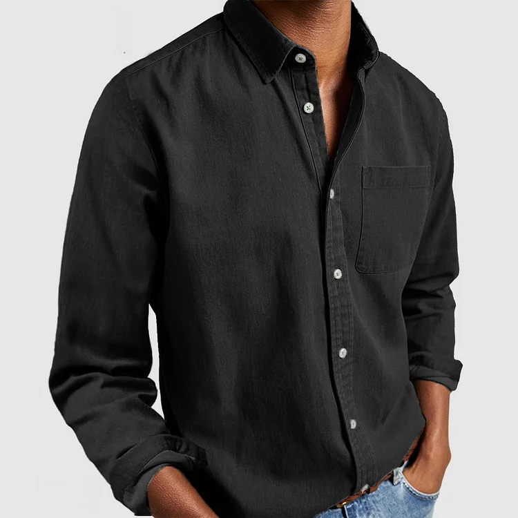 Camisa De Manga Larga Para Hombre
