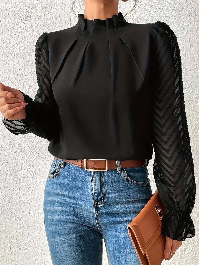 Top Plisado Para Mujer