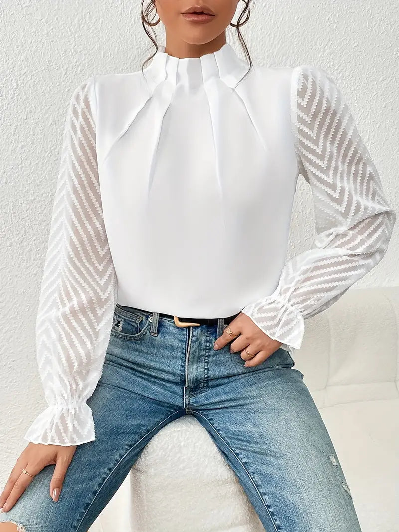 Top Plisado Para Mujer