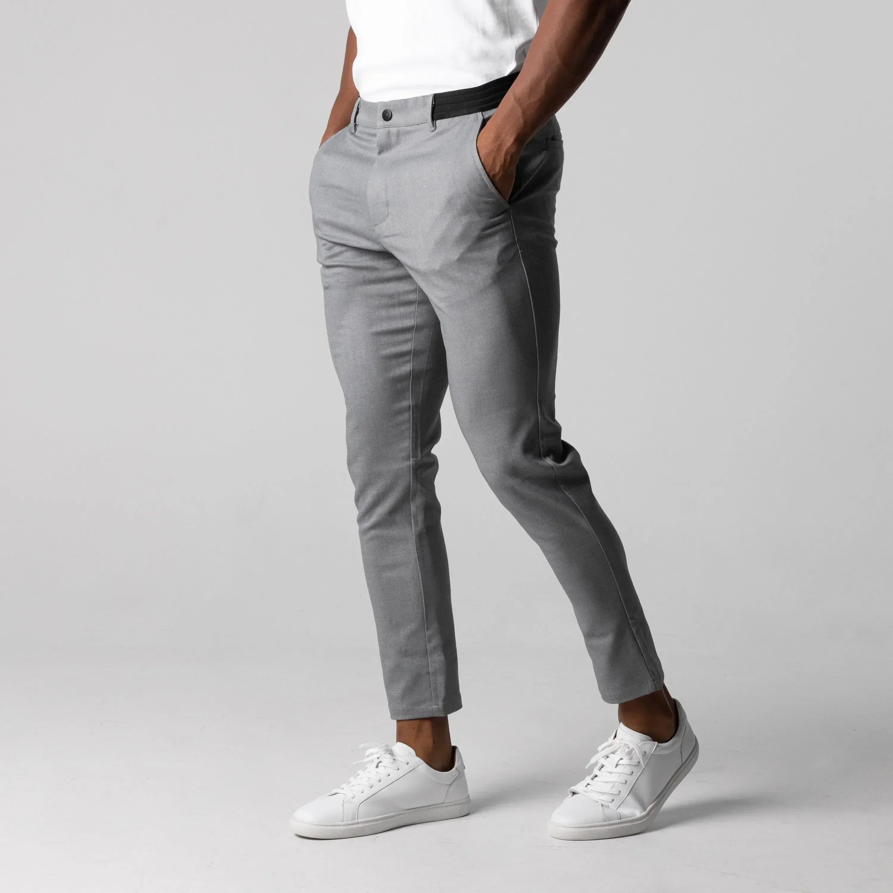 Pantalones Cortos Entallados Para Hombre